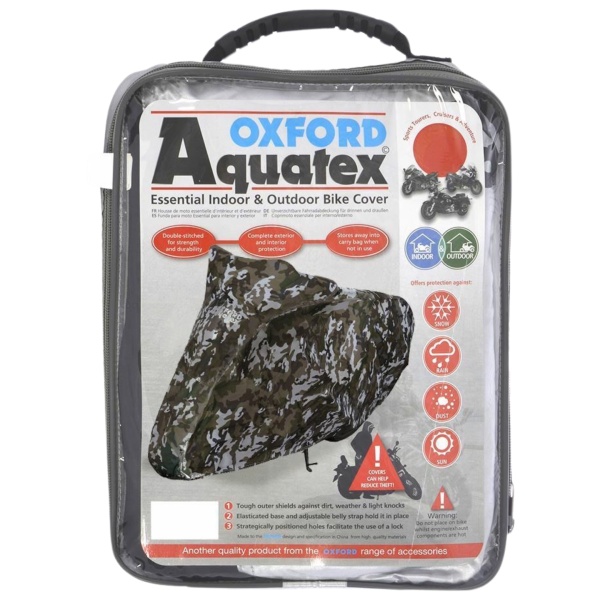 Husa Moto Exterior Oxford Aquatex Camuflaj Marimea M CV212